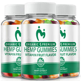MOSRAY Hemp Gummies 599g front view with packaging