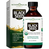 Mother Nature Organics Black Seed Oil 454g front view