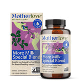Motherlove More Milk Special Blend Lactation Supplement 120 Capsules front view