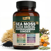 MPRAYAN Sea Moss Capsules front view with bottle label