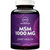 MRM MSM Sulfur Support 1000mg vegan capsules front view