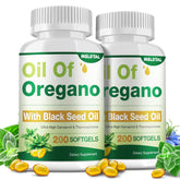 MSLOTAL Organic Oregano Oil Softgels bottle front view
