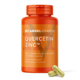 Mt. Angel Vitamins Quercetin Zinc Supplement 500mg capsules front view