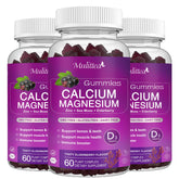 Mulittea Calcium Gummies 689g front view with packaging