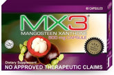 MX3 Mangosteen Natural Food Supplement 68g front view