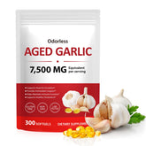 MXCZBSM Organic Garlic Capsules 300 count front view