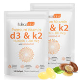 MXCZBSM Vitamin D3 & K2 Softgels front view