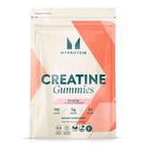 Myprotein Creatine Gummies front view, Raspberry flavour