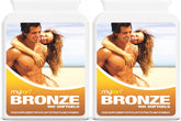 MyTan Bronze Tanning Pills Twin Pack front view with 200 softgels