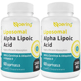Naering Alpha Lipoic Acid 1400mg supplement front view