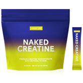 NAKED Creatine Monohydrate Lemon Lime 360g front view
