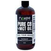 Nakee Butter C8 MCT Oil 499g front view with label