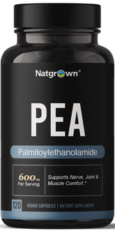 Natgrown Palmitoylethanolamide PEA Supplement 600 mg front view