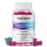 NATISLAND 5-HTP Gummies front view with packaging