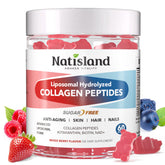 NATISLAND Collagen Peptide Gummies front view with packaging