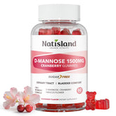 NATISLAND D Mannose Gummies 1500mg front view