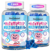NATISLAND Multivitamin Gummies for Kids front view with packaging
