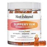 NATISLAND Slippery Elm Gummies 400mg front view