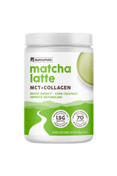 NativePath Collagen Peptides Protein Powder front view with matcha
