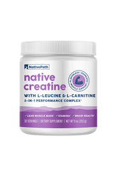NativePath Creatine Monohydrate 5g 3-IN-1 Formula front view