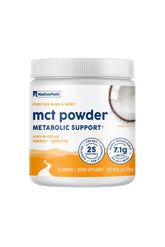 NativePath MCT Oil Powder 177g front view with packaging