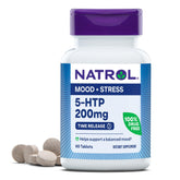 Natrol 5-HTP 200mg time release tablets front view