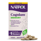 Natrol Cognium Memory 30 Tablets front view