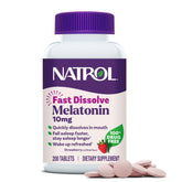 Natrol Melatonin 10mg Fast Dissolve Tablets front view packaging