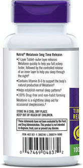 Natrol Melatonin 181g bottle front view