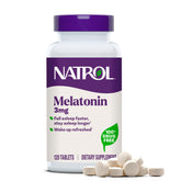 Natrol Melatonin 3 mg Tablets 120 Count front view