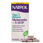 Natrol Melatonin + 5-HTP Time Release Sleep Aid 60 tablets front view