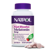 Natrol Melatonin 5 mg Fast Dissolve Tablets front view with packaging