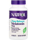 Natrol Melatonin Sleep Supplement front view with packaging