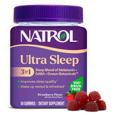 Natrol Ultra Sleep Gummies front view with packaging