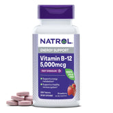 Natrol Vitamin B12 Fast Dissolve 5000mcg Tablets front view