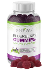 Natural BioScience Elderberry Gummies front view with packaging