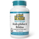 Natural Factors Acidophilus Bifidus Probiotic Capsules front view