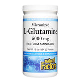 Natural Factors L-Glutamine Powder 535g front view