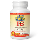 Natural Factors Lecithin Softgels 100mg front view