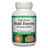 Natural Factors Multi Enzyme Capsules front view with packaging