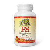 Natural Factors Phosphatidylserine Softgels 100mg front view