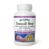 Natural Factors Stress-daily wellness Tranquil Sleep 45 Softgels front view