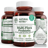 Natural Nutra Probiotic Supplement 60 Capsules front view