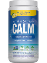 Natural Vitality CALM Magnesium Supplement Drink Mix 454g front view