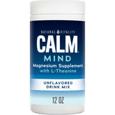 Natural Vitality CALM Mind Magnesium Supplement Drink Mix front view