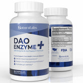 NATURALABS DAO Enzyme+ Multi-Enzymes supplement bottle front view
