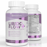 NATURALABS Flow+ Female Vitality Supplement front view with packaging