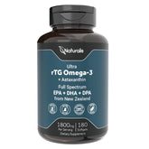 Naturalis Omega-3 Fish Oil 1800mg softgel bottle front view