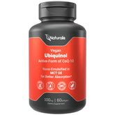 Naturalis Ubiquinol CoQ10 100mg vegan softgel front view
