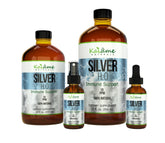 Naturally Sourced Colloidal Silver 10ppm 499g glass bottle front view